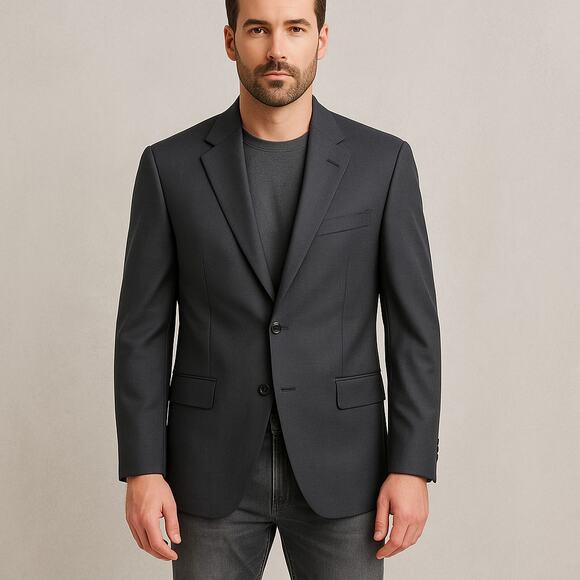 Perry Ellis Portfolio Blazer – Blue – Size 40/42R - Picture 3 of 6